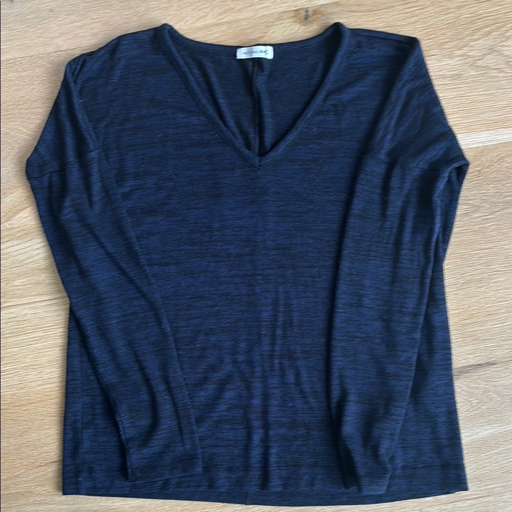 rag & bone Navy Long Sleeve Tee